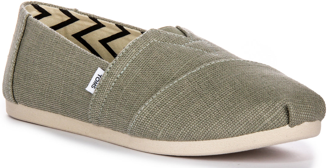 Toms Alpargata Heritage In Grey For Women