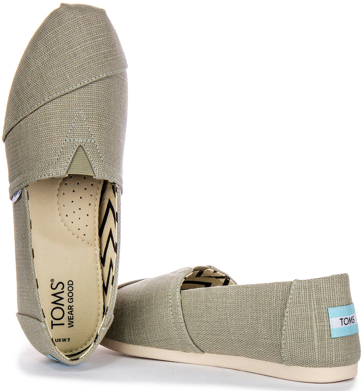 Toms Alpargata Heritage In Grey For Women