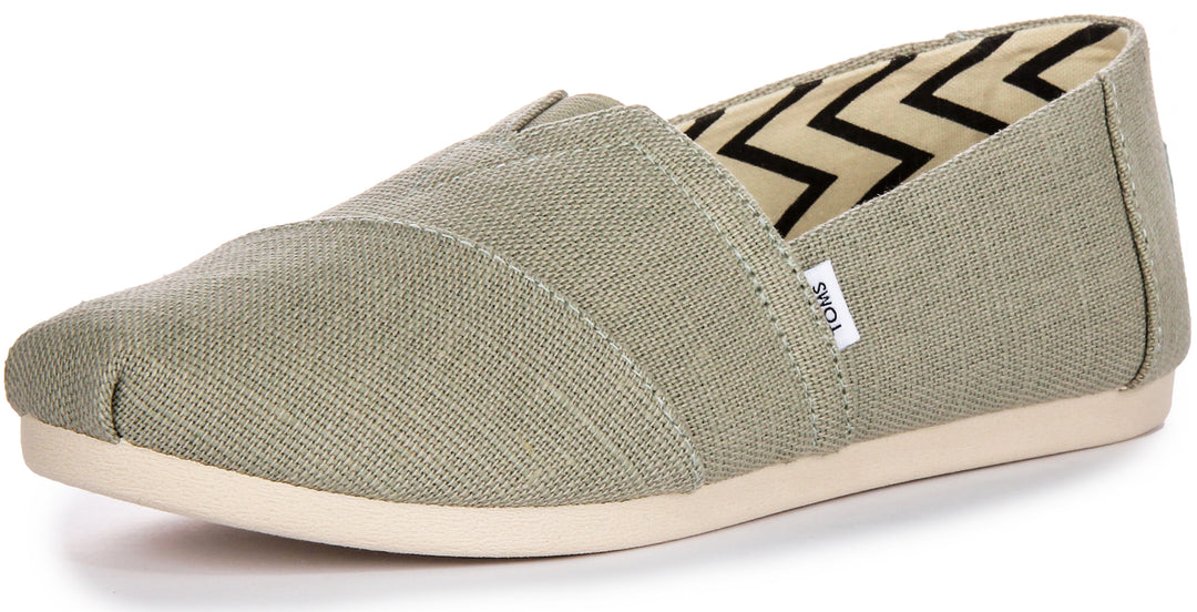 Toms Alpargata Heritage In Grey For Women