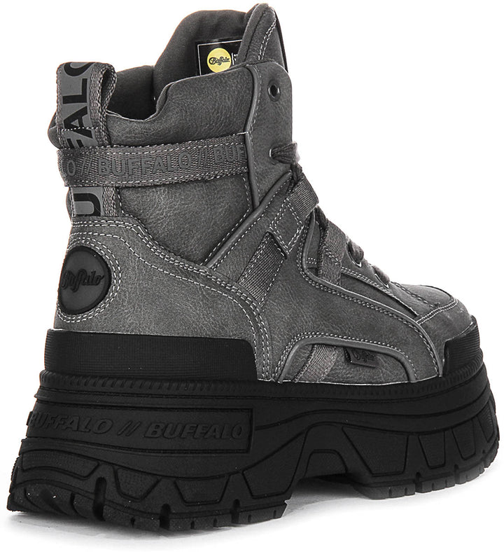 Buffalo Fushion Hybrid Mid In Grey For Women