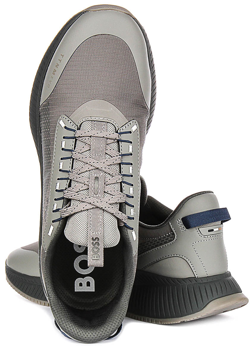 Boss Ttnm Evo Runn In Grey For Men