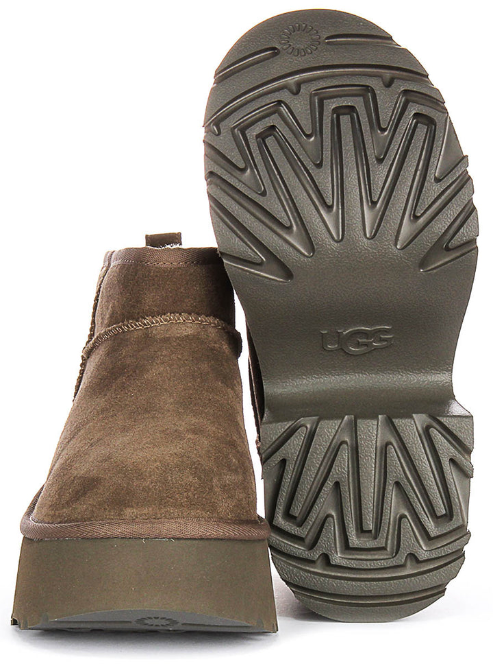 Ugg Australia Ultra Mini Heel In Grey For Women