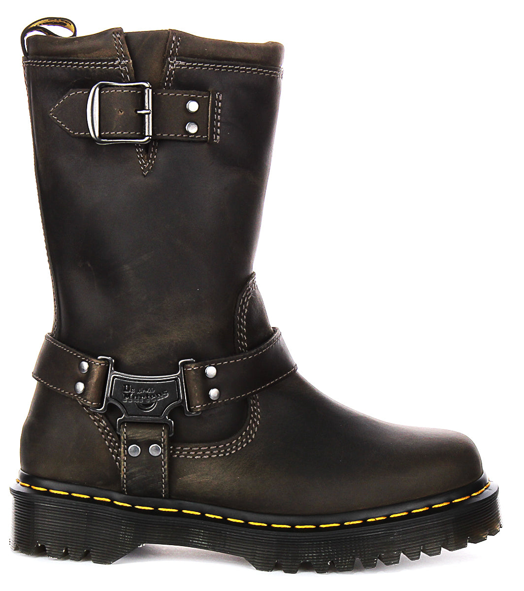 Anistone Doc Martens Motorcycle Boots Dr Martens Anistone Hi In