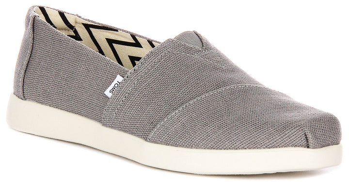Toms Alpargata Plus In Grey For Women
