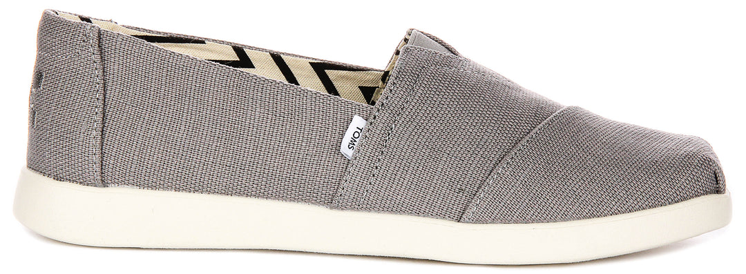 Toms Alpargata Plus In Grey For Women