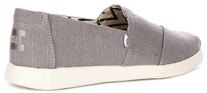 Toms Alpargata Plus In Grey For Women