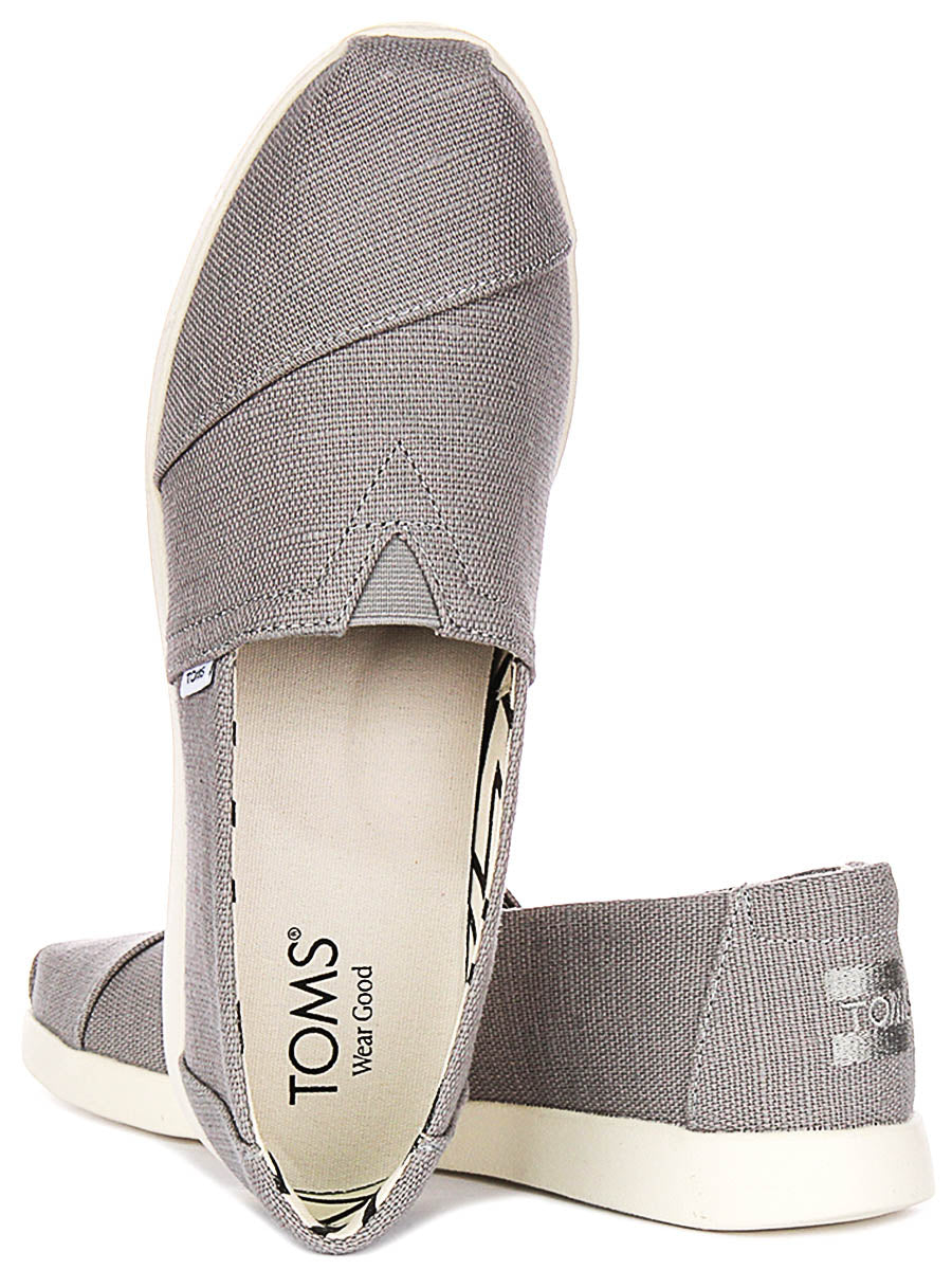 Toms Alpargata Plus In Grey For Women