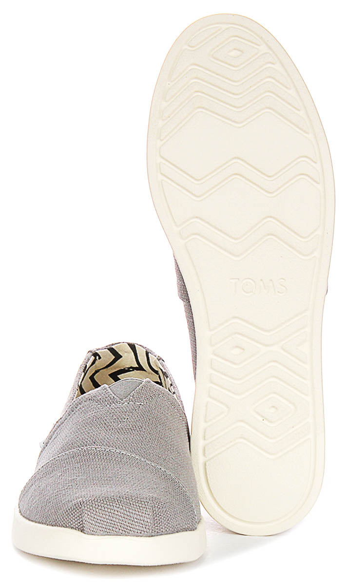 Toms Alpargata Plus In Grey For Women