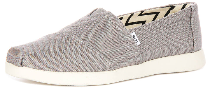 Toms Alpargata Plus In Grey For Women