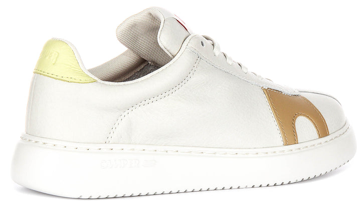 Camper Twins In Cream Tan Shoes