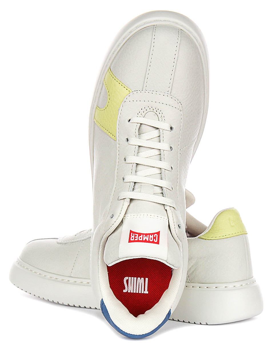 Camper Twins In Cream Tan Shoes