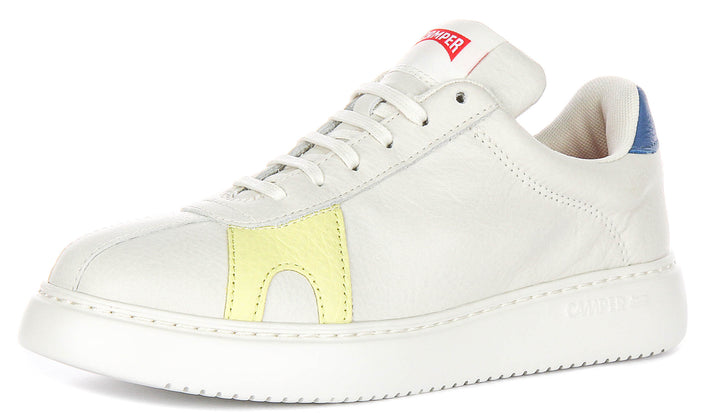 Camper Twins In Cream Tan Shoes