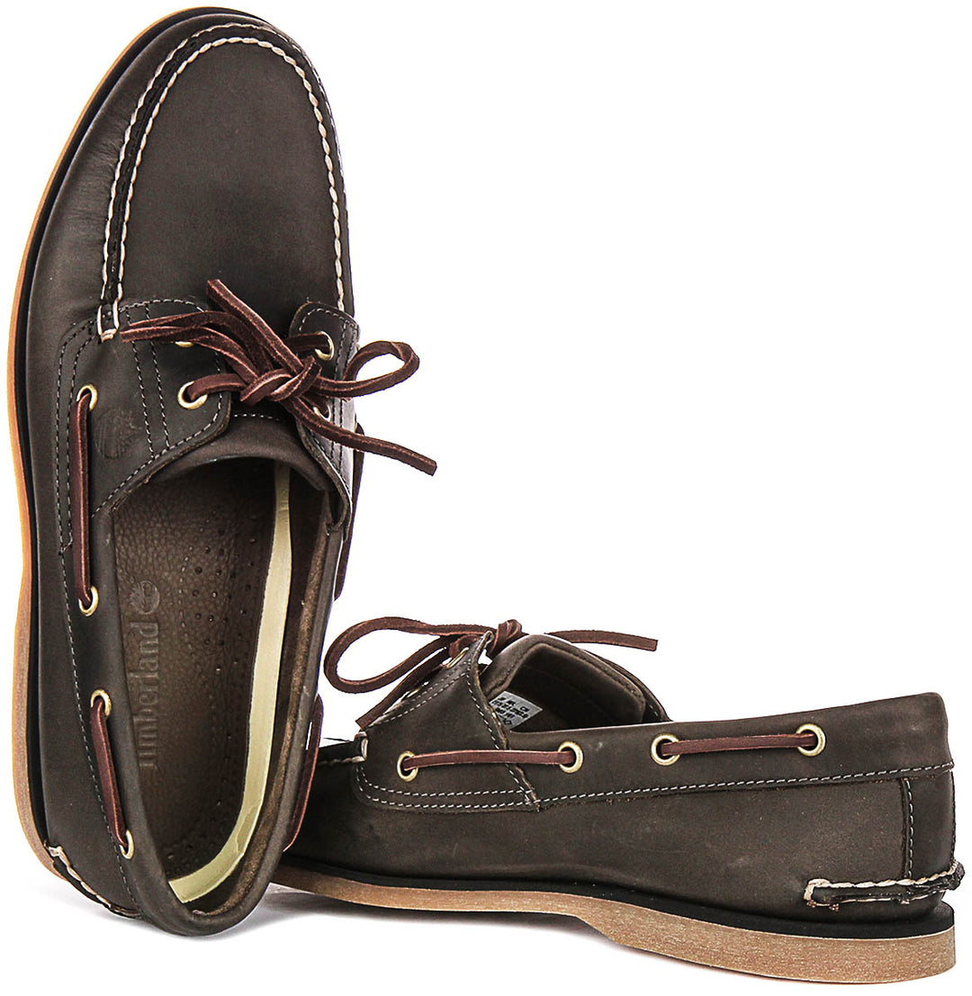 Timberland Classic Boat Shoe A2GER in Grigio da Uomo
