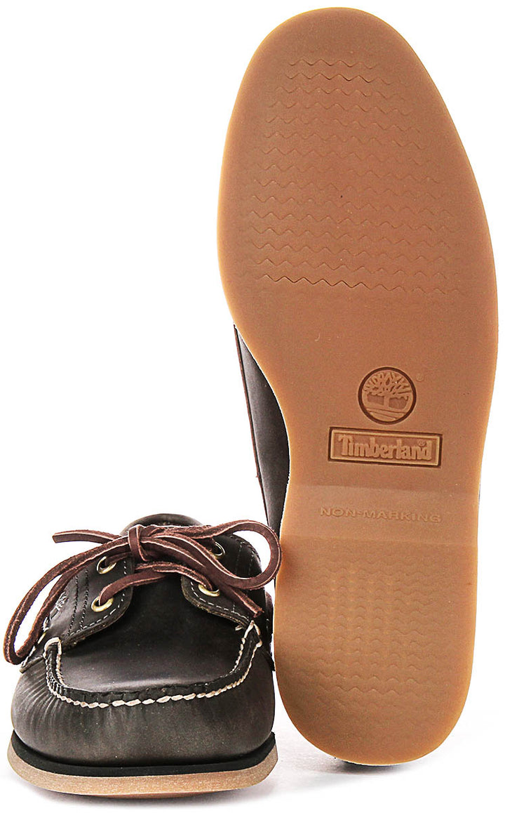 Timberland Classic Boat Shoe A2GER in Grigio da Uomo