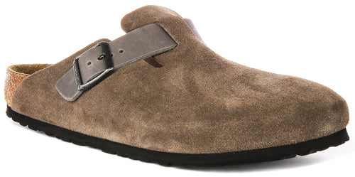 Birkenstock Boston Bs In Brown | Regular Fit