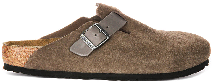 Birkenstock Boston Bs In Brown | Regular Fit
