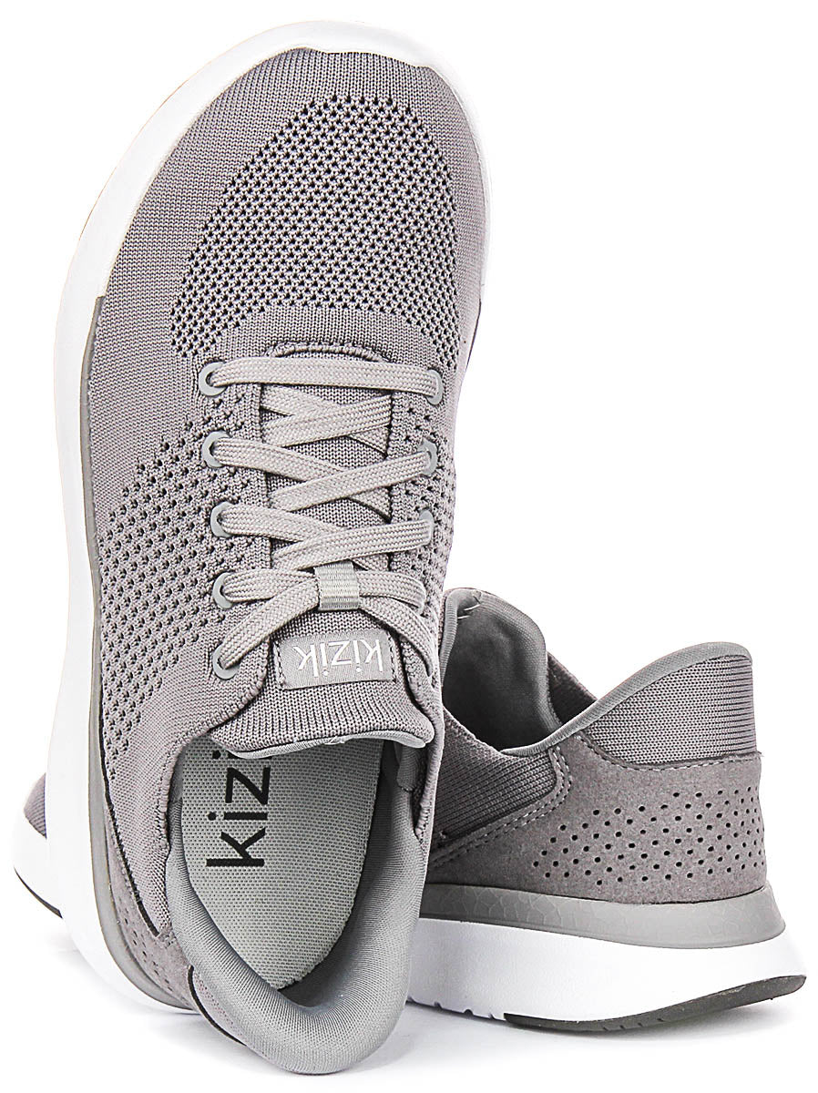 Kizik Lima In Grey Sneakers