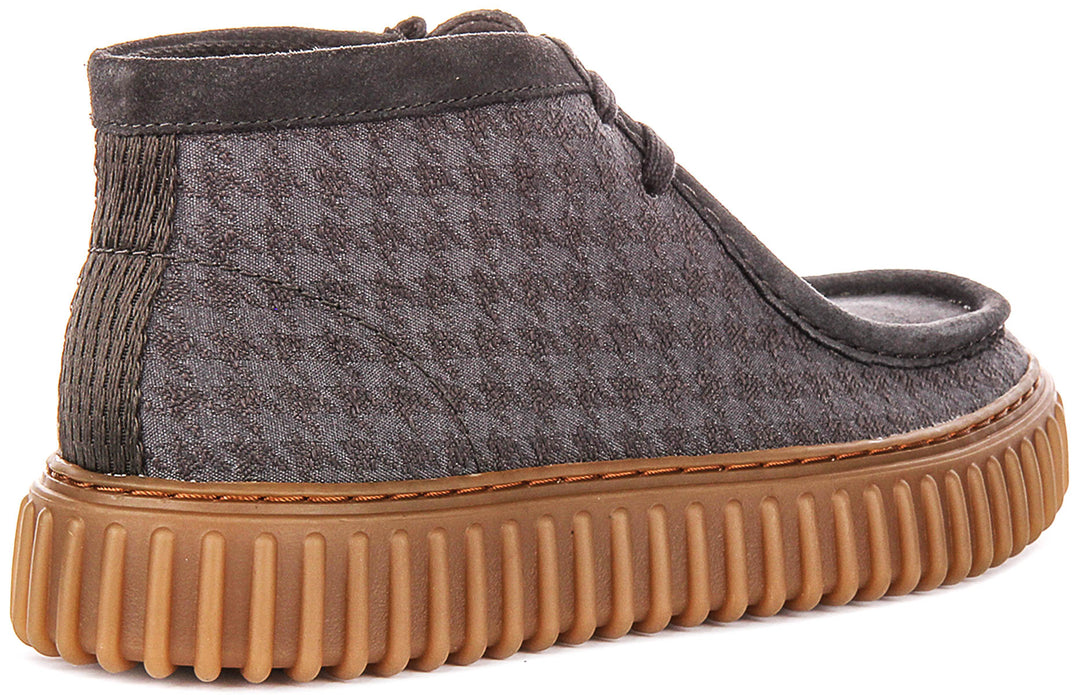 Clarks Torhill Hi In Grey For Men