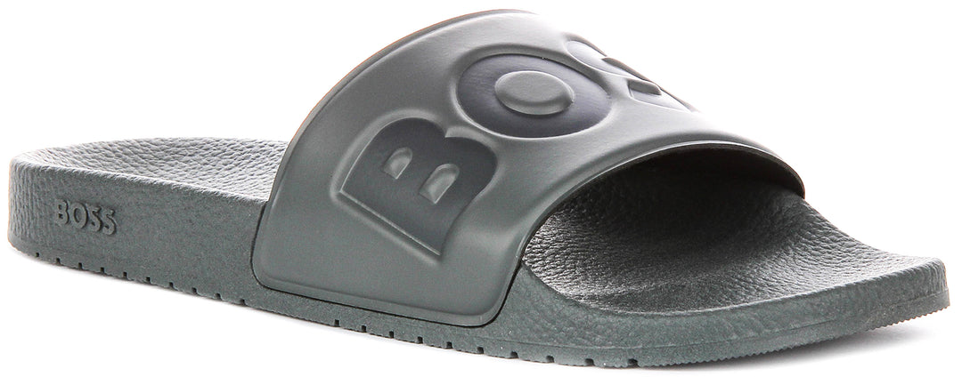 Boss Aryeh Slide In Grey For Men