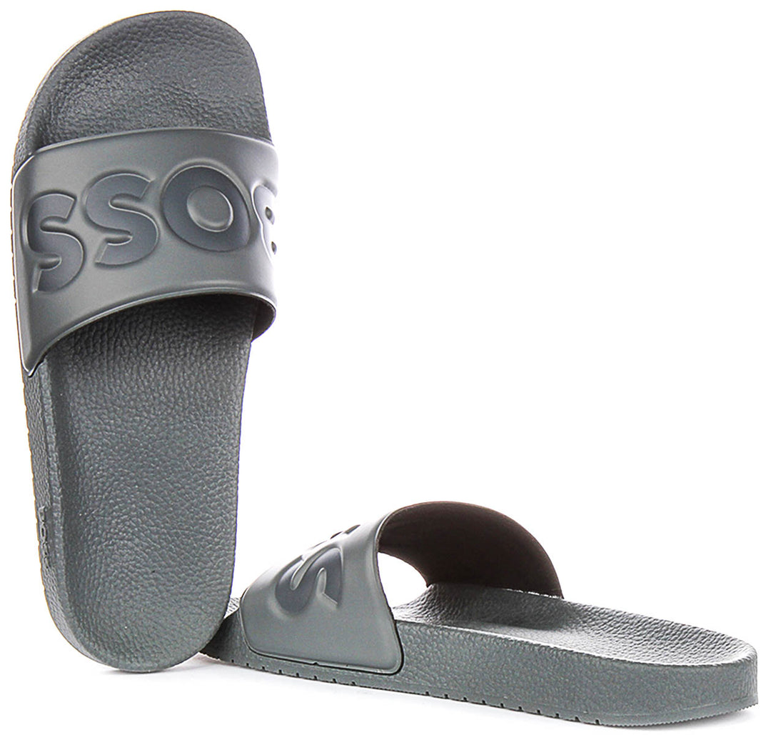 Boss Aryeh Slide In Grey For Men