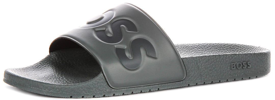 Boss Aryeh Slide In Grey For Men