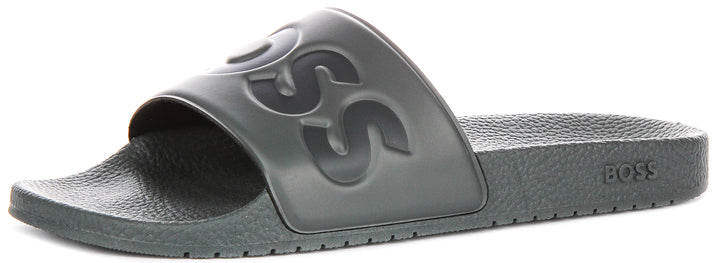 Boss Aryeh Slide In Grey For Men
