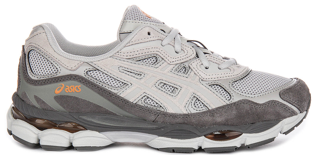 Asics Gel NYC In Grey Orange for Men