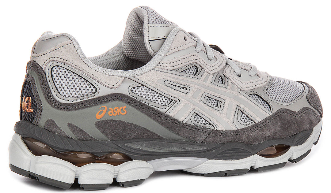 Asics Gel NYC In Grey Orange for Men