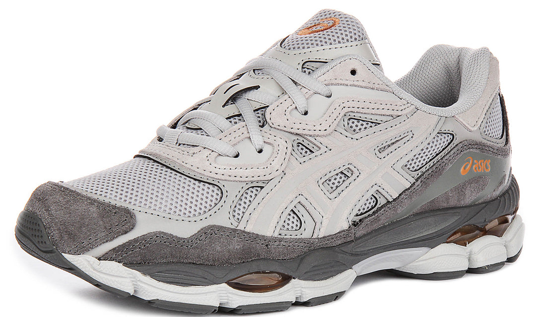 Asics Gel NYC In Grey Orange for Men