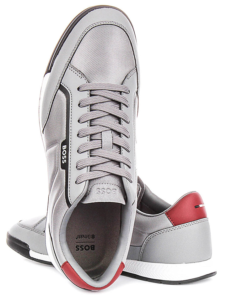 Boss Nitan Low profile Tx In Grey For Men