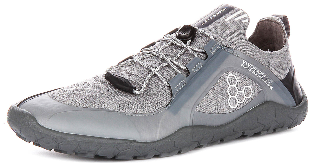 Vivobarefoot Primus Trail In Grey For Women