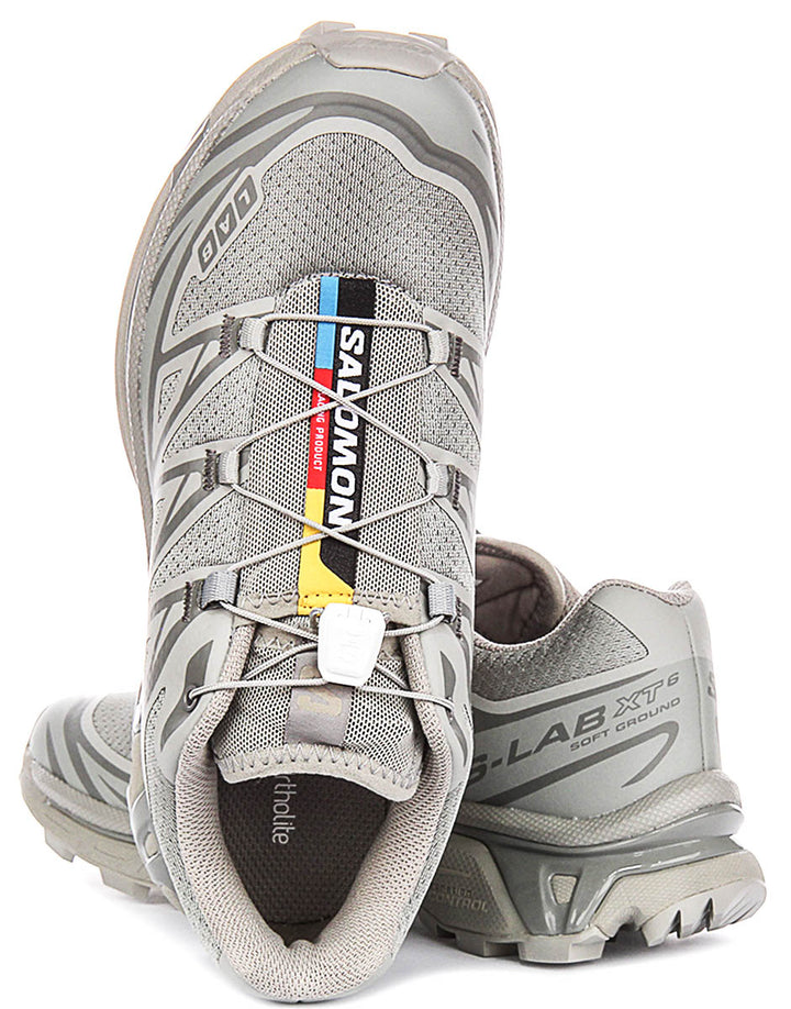 Salomon XT-6 In Grey Sneakers
