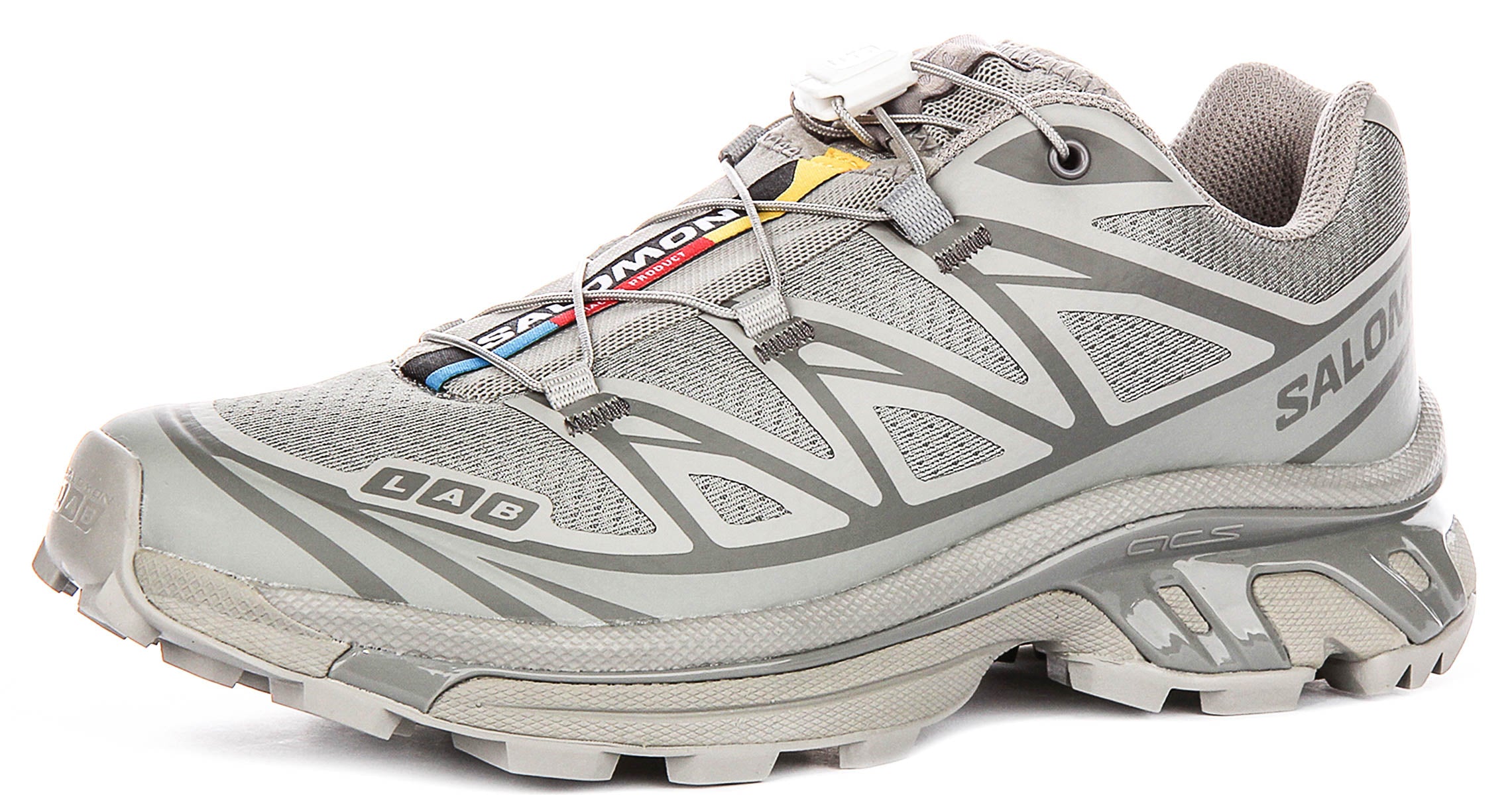 Salomon XT-6 In Grey For Unisex Speed Lace Hiking Trainers