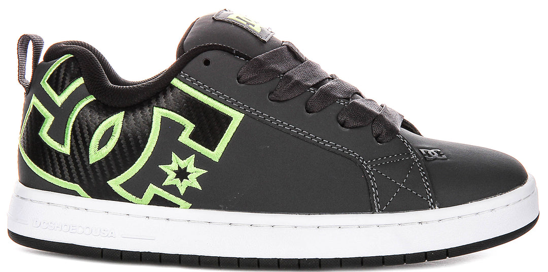 Dc Shoes Court Graffik In Grey For Men