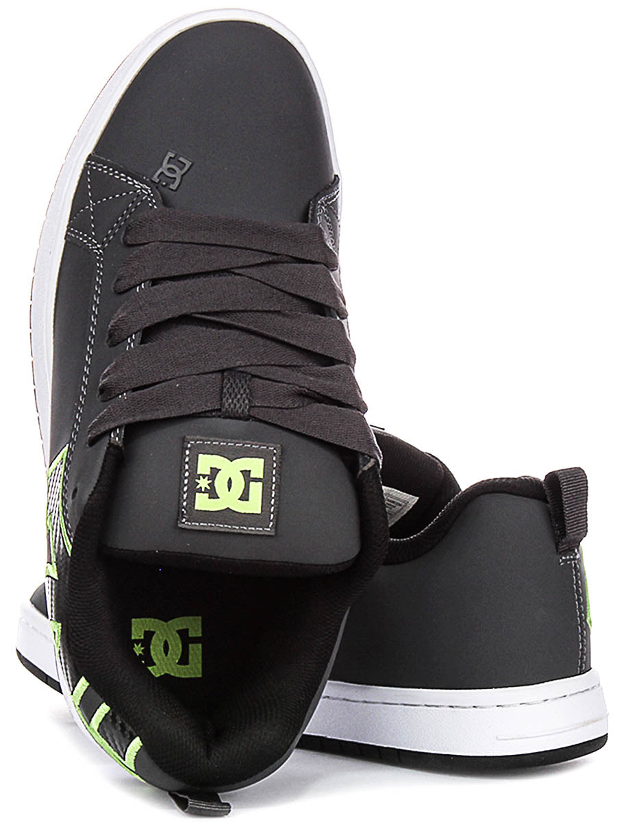 Dc Shoes Court Graffik In Grey For Men