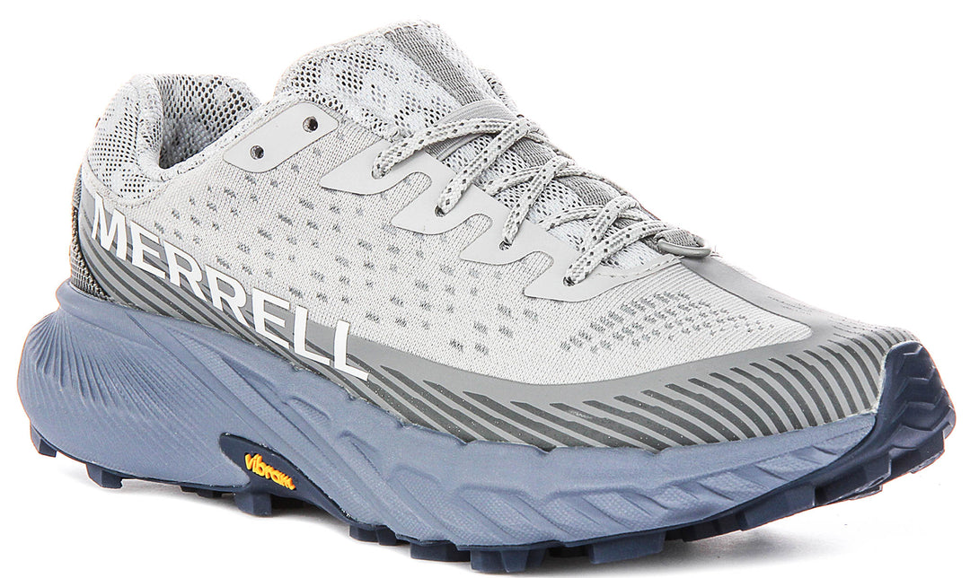 Merrell Agility Peak 5 In Grey Blue For Men