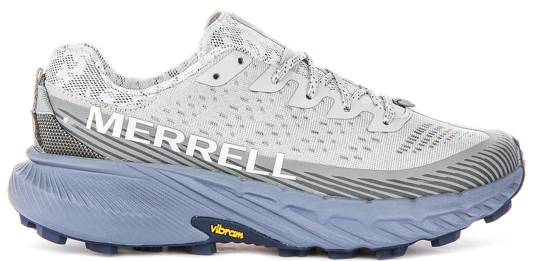Merrell Agility Peak 5 In Grey Blue For Men