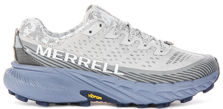 Merrell Agility Peak 5 In Grey Blue For Men