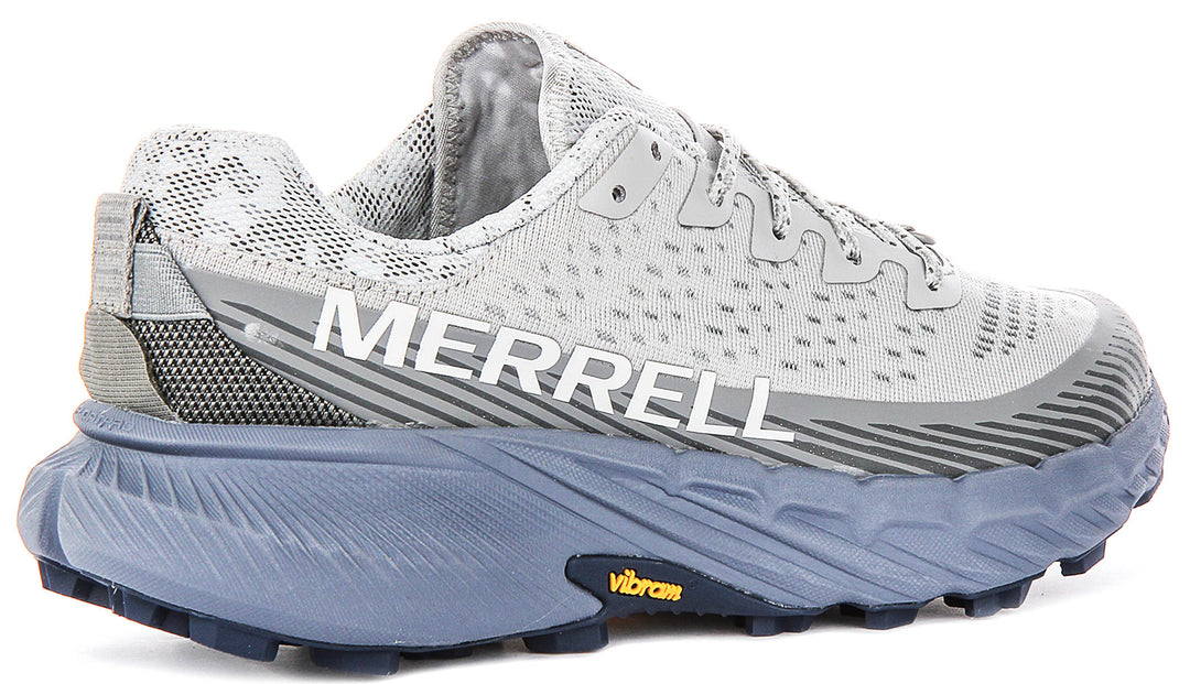 Merrell Agility Peak 5 In Grey Blue For Men