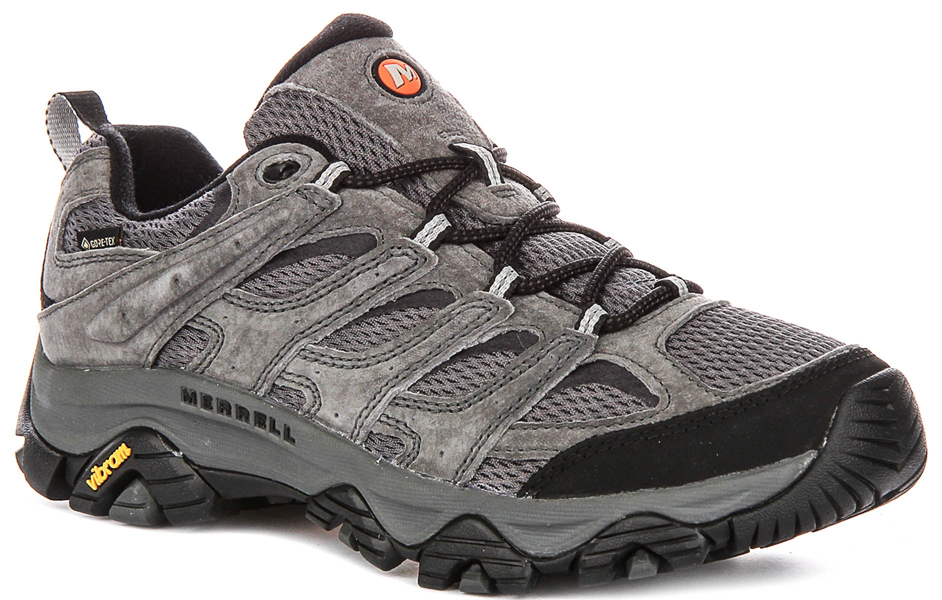 Merrell Moab 3 Gtx In Grey For Men | Lace up Waterproof Hiking Shoes ...