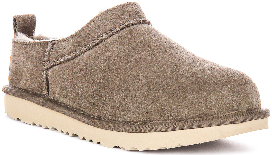 Ugg Australia K Classic Micro In Grey For Juniors