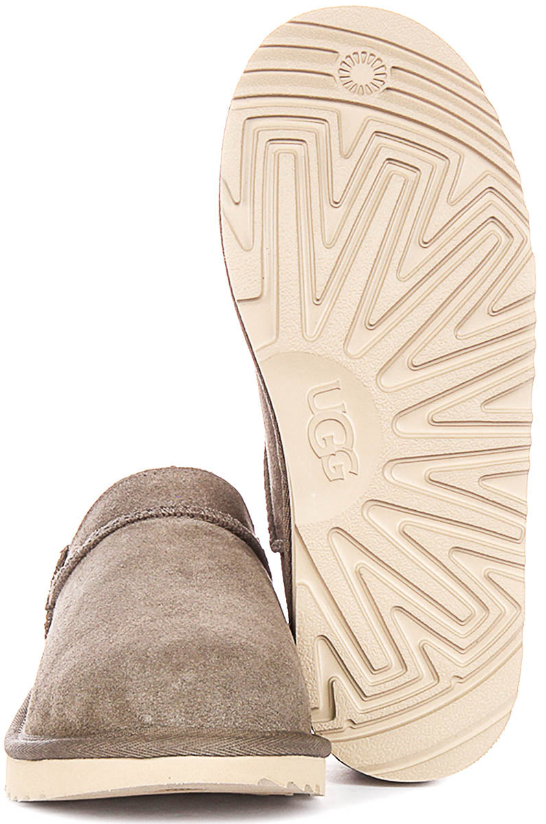 Ugg Australia K Classic Micro In Grey For Juniors