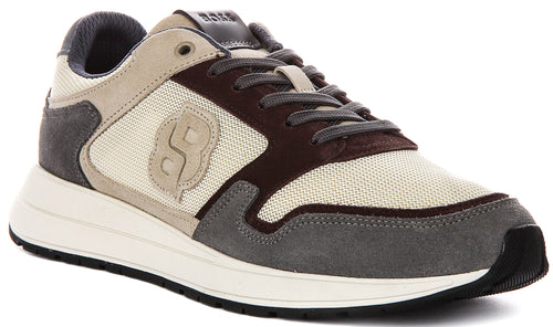 Boss Vinston Runner In Grey For Men