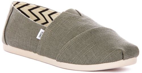 Toms Alpargata Classic In Grey For Men