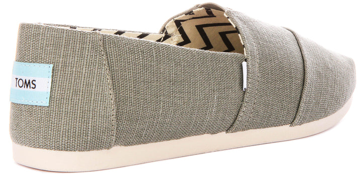 Toms Alpargata Cls In Grey For Men