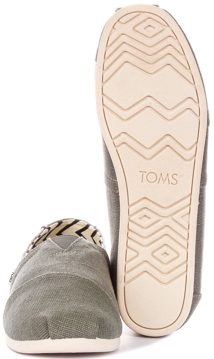 Toms Alpargata Cls In Grey For Men