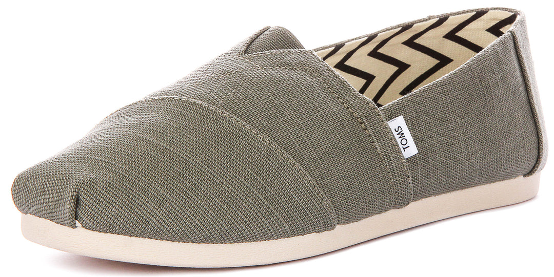 Toms Alpargata Cls In Grey For Men
