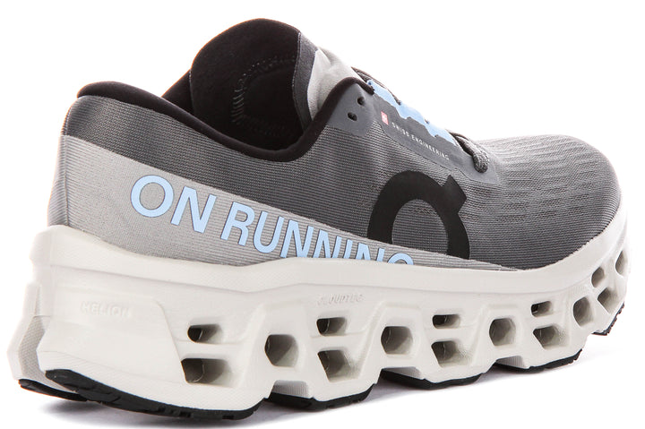 On Running Cloudmonster 3 In Grey For Men