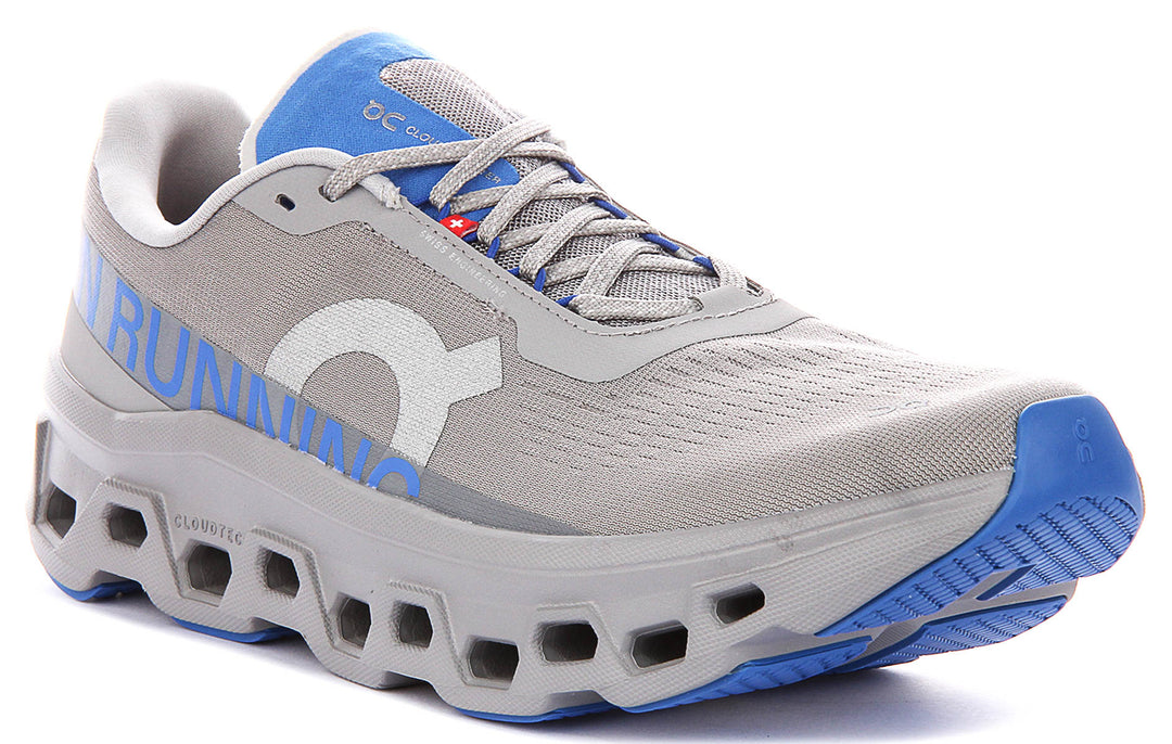 On Running Cloudmonster 1 In Grey For Men