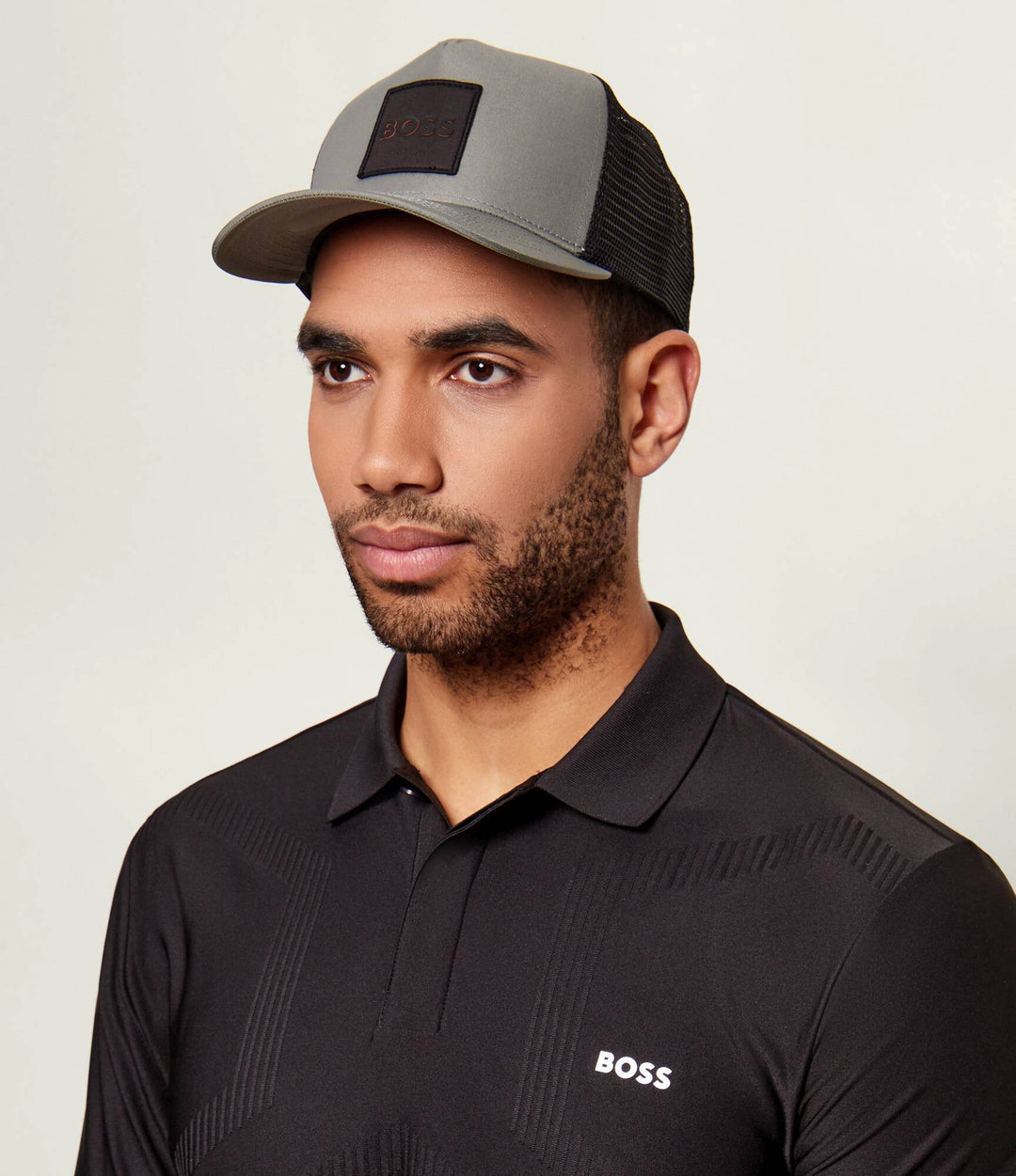 Boss Elliot PL In Grey Black Cap